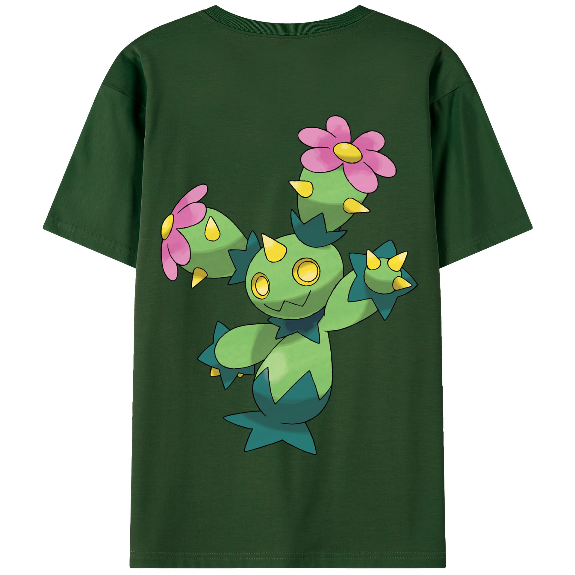 （画像用） ポケットモンスター Pokémon 綿100％半袖Tシャツ（背面プリント）